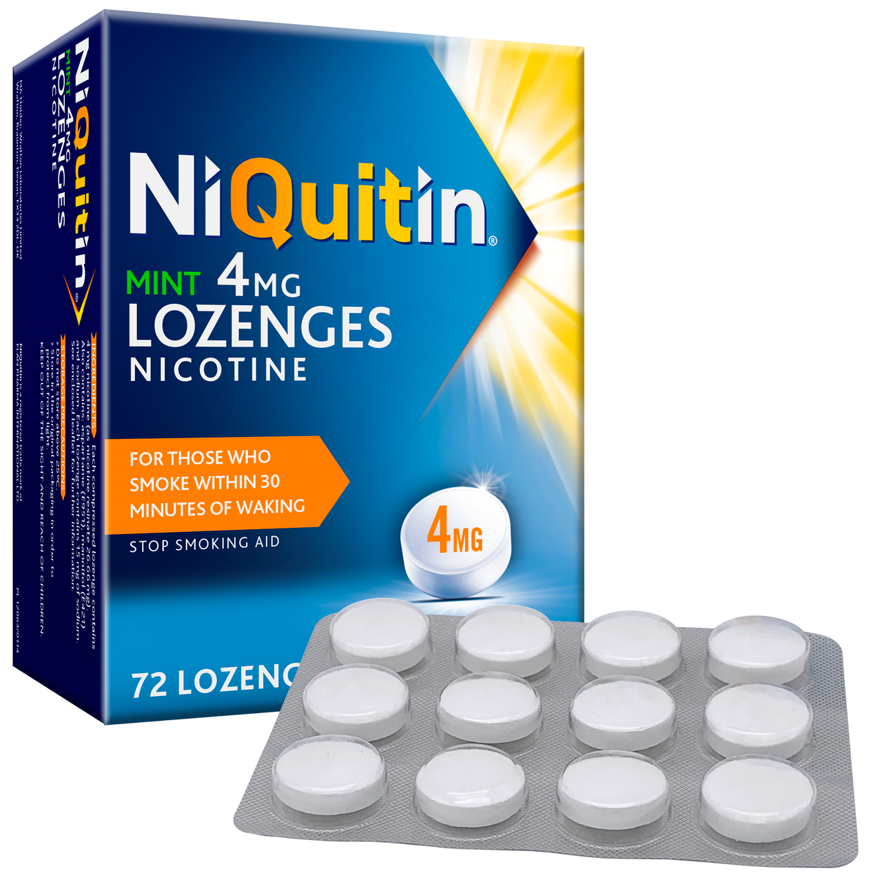Click to view product details and reviews for Niquitin Mint 4mg 72 Lozenges.