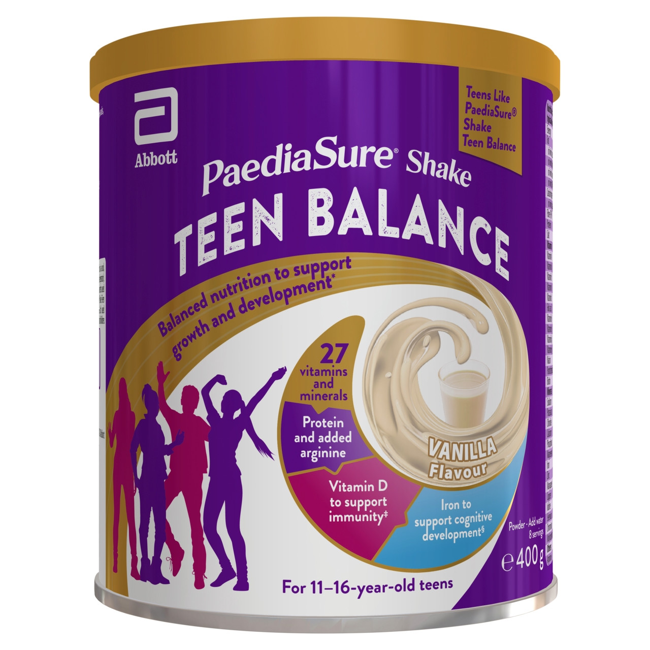 Click to view product details and reviews for Paediasure Teen Balance Nutritional Supplement Vanilla Shake 400g.