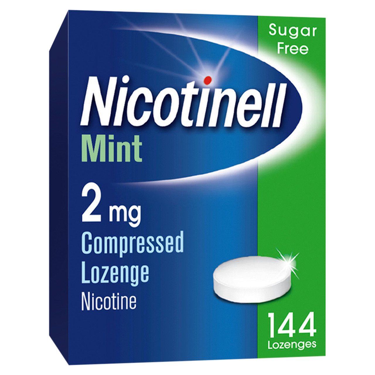Nicotinell 2Mg Compressed Lozenges - Mint 144 Pack