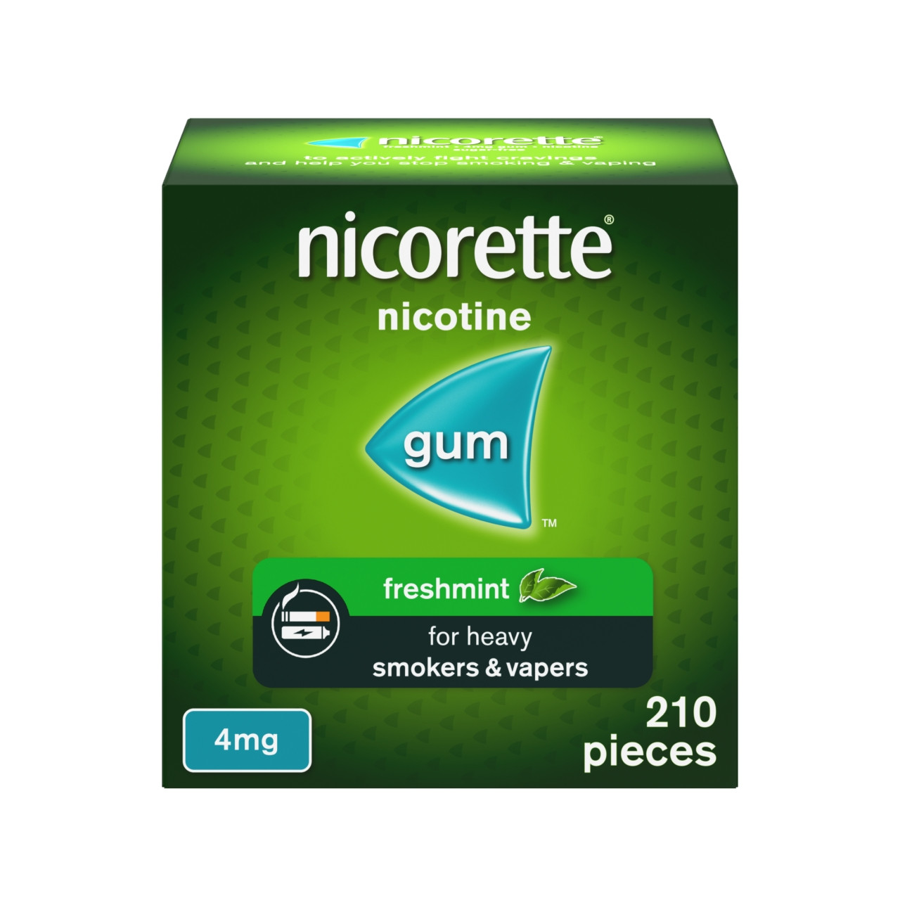 Click to view product details and reviews for Nicorette Gum 4mg Freshmint 210 Pieces.