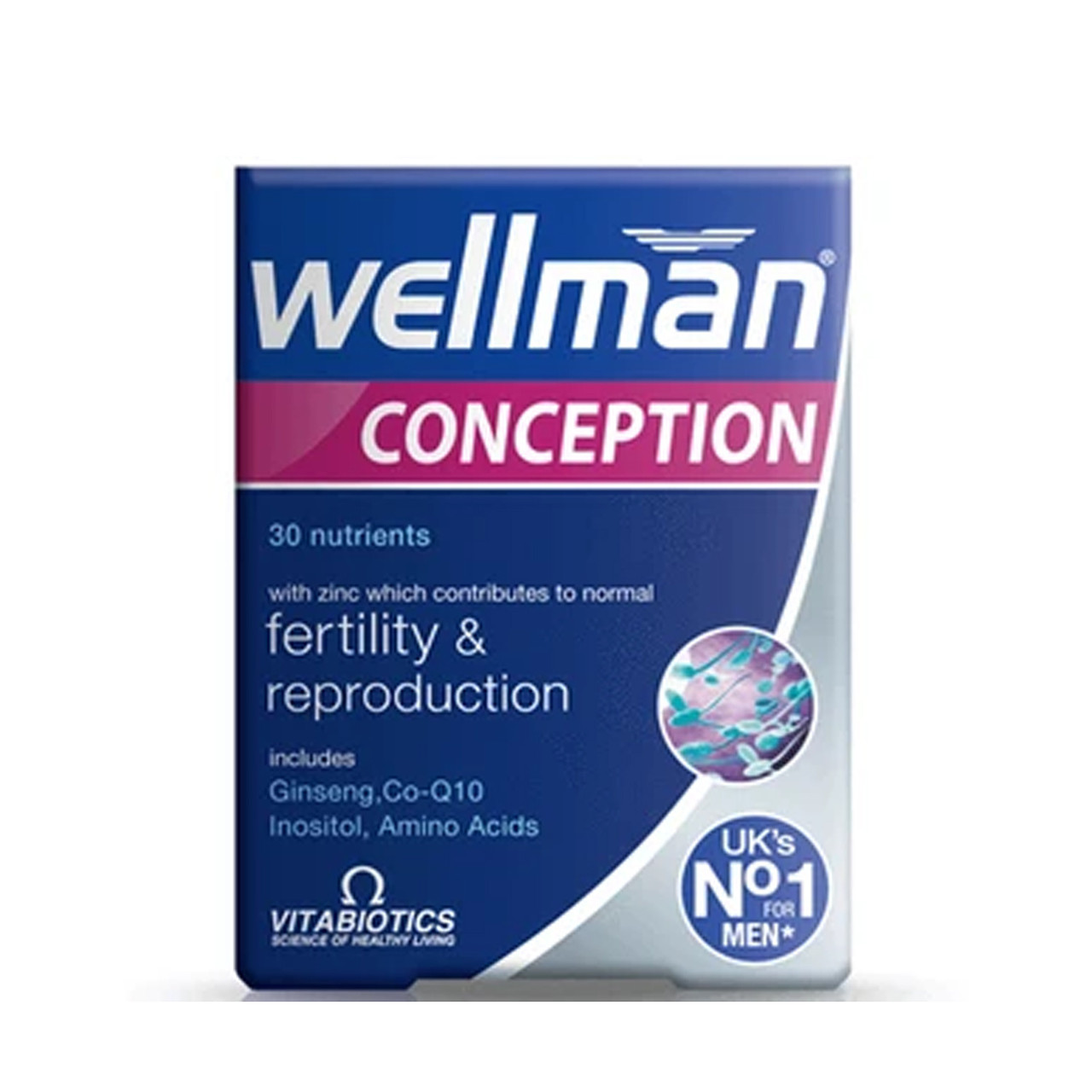 Vitabiotics Wellman Conception 30 Tablets Vitabiotics Wellman Conception 30 Tablets