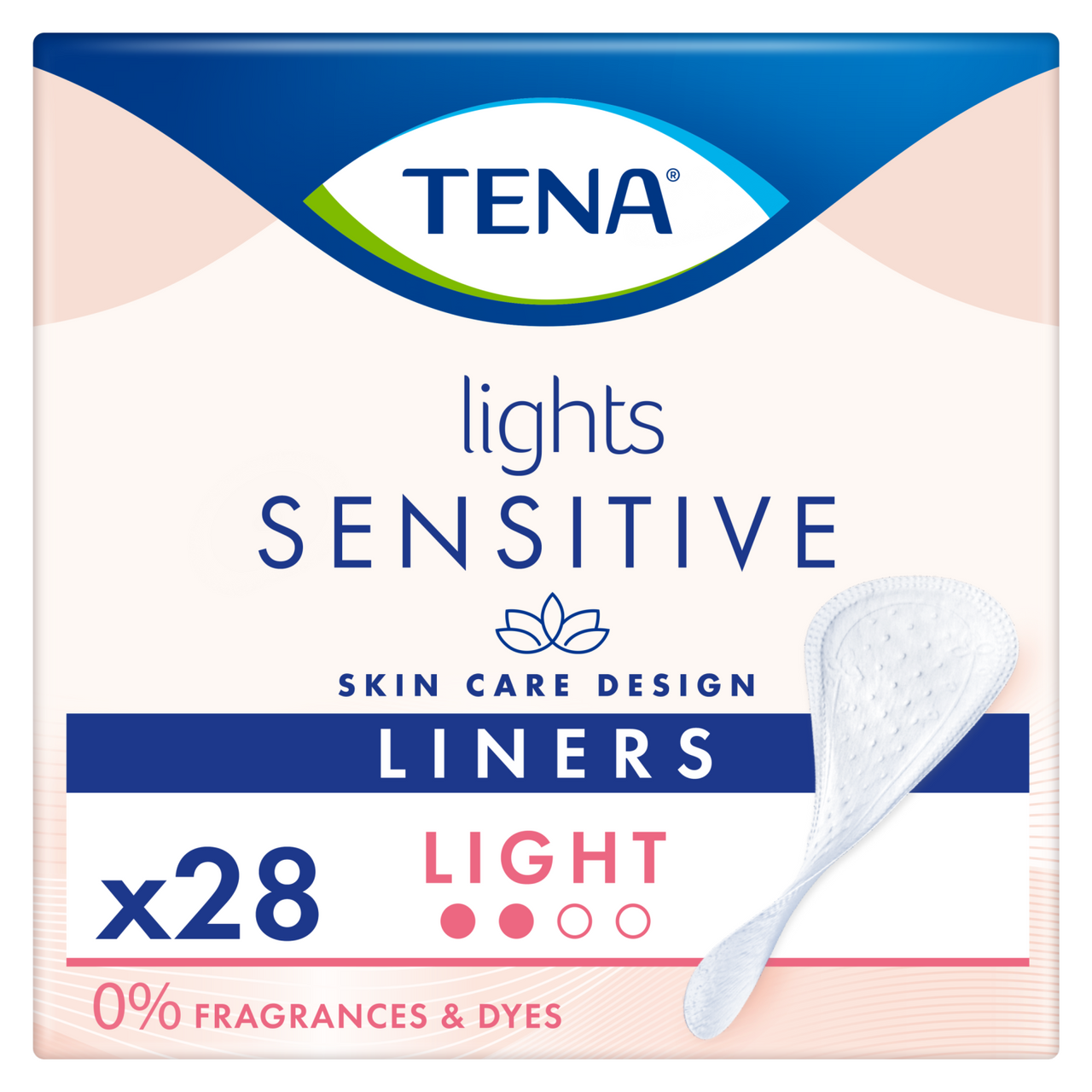 lights by TENA Light Incontinence Liners 28 pack