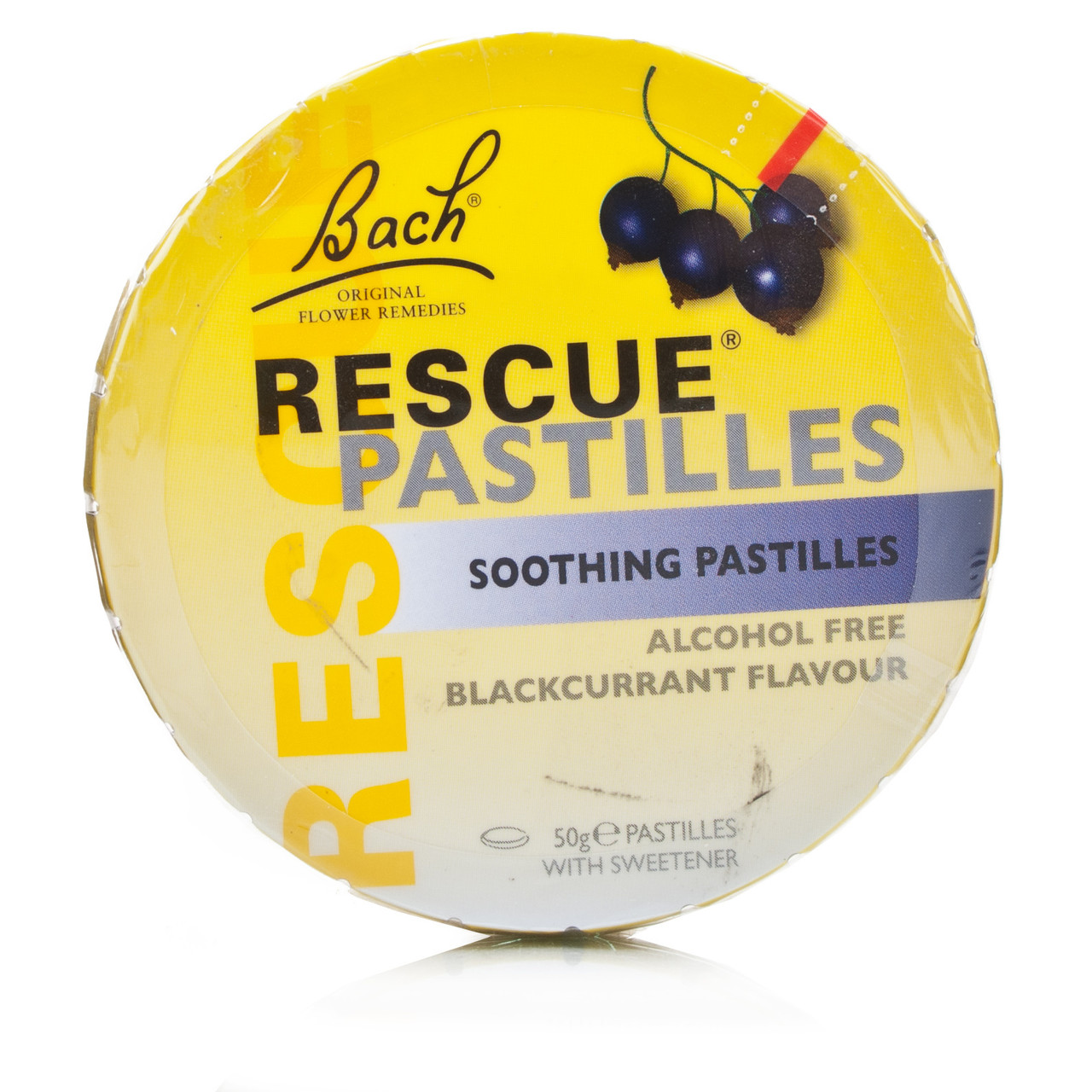Click to view product details and reviews for Rescue Remedy Blackcurrant Pastille Soothing Flower Essences 50g.