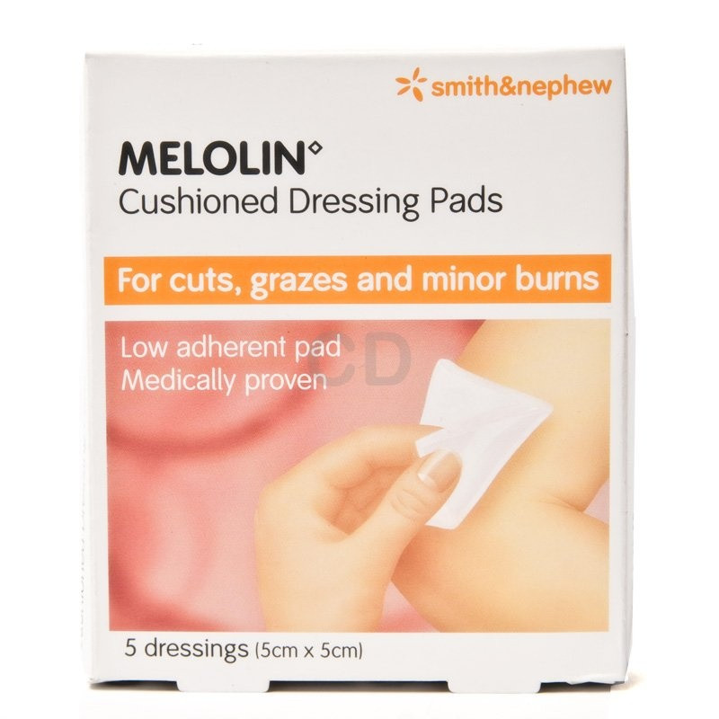 Click to view product details and reviews for Melolin Cushioned Dressing Pads 5cmx5cm 5 Dressings.