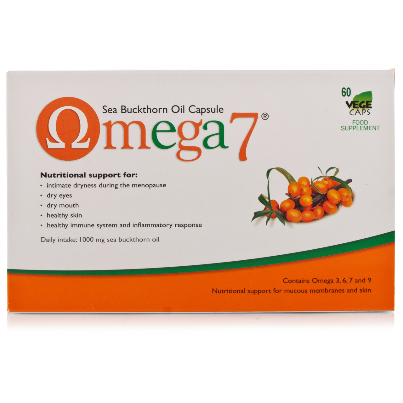 Click to view product details and reviews for Pharma Nord Omega 7 Sea Buckthorn Oil 60 Capsules.