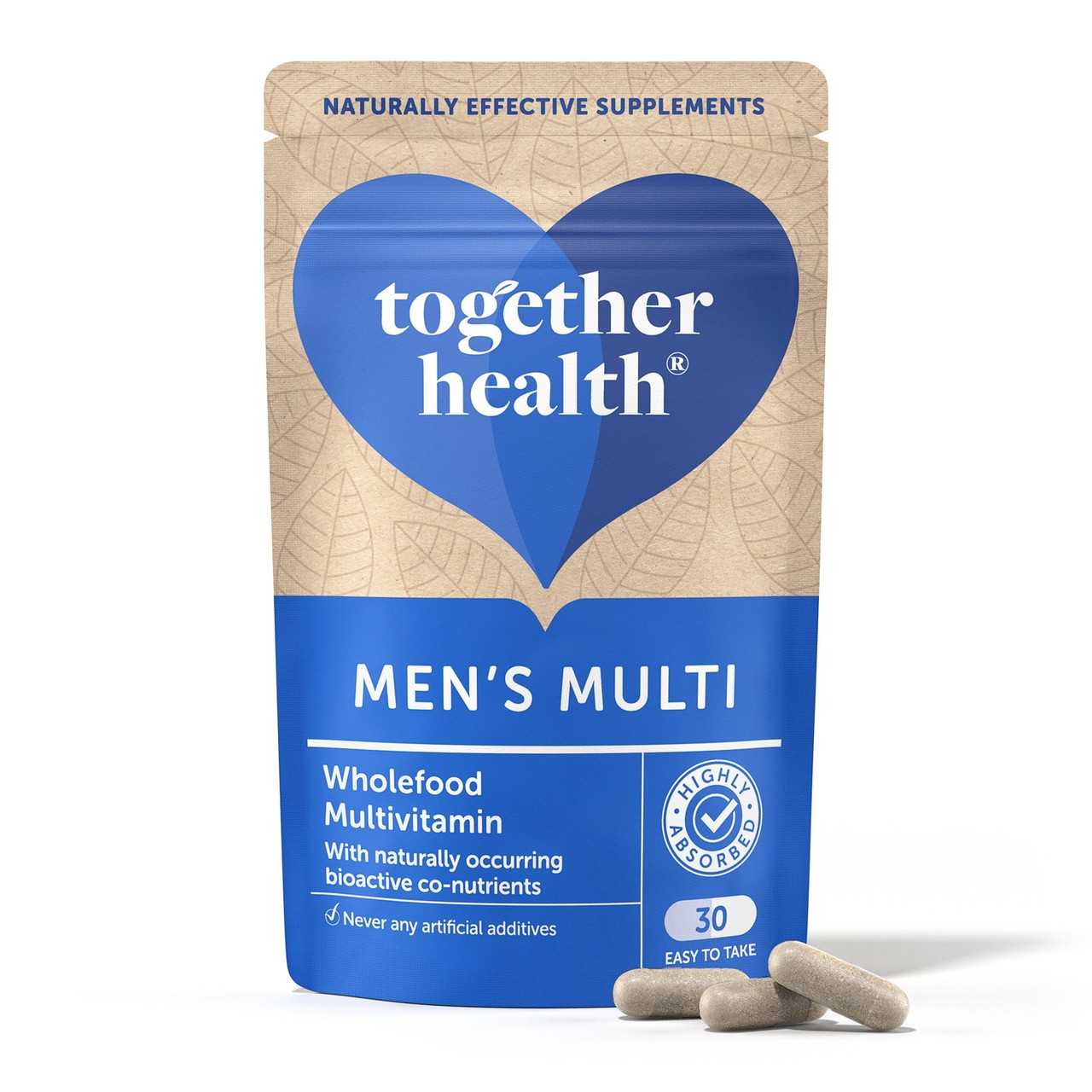 Together Health Men's Multivitamin Capsules Yellow Size 30