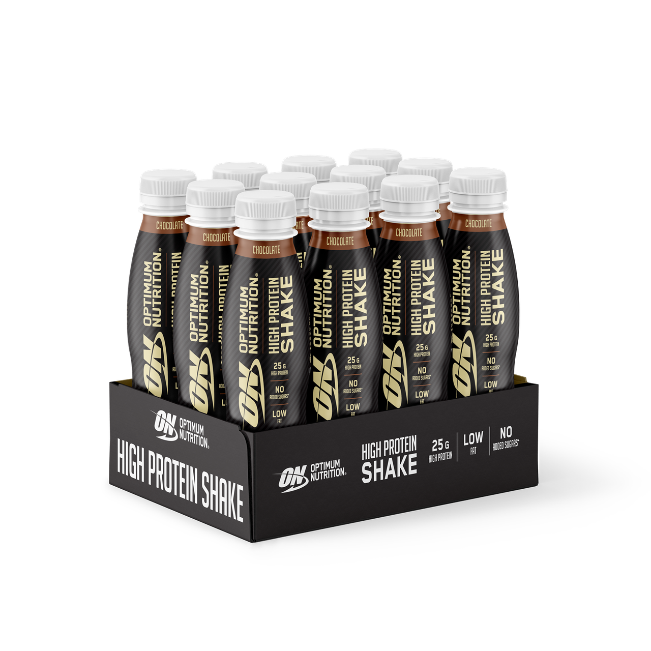 Optimum Nutrition High Protein Shake Multipack - Chocolate 330mlx12