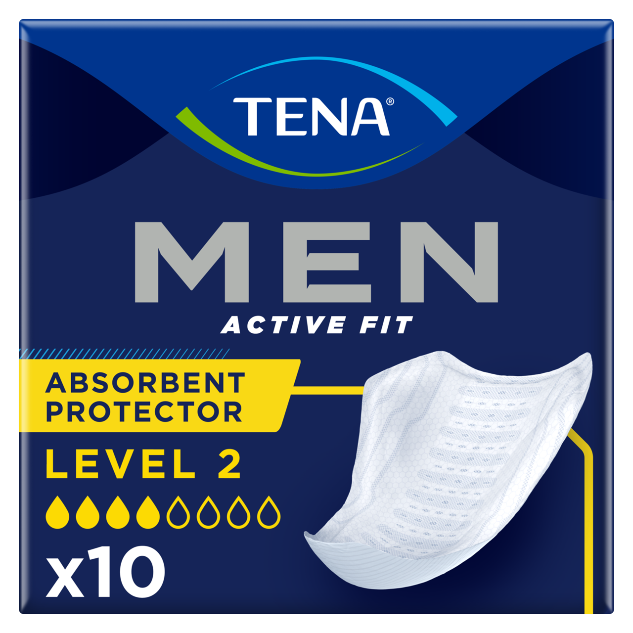 Click to view product details and reviews for Tena Men Level 2 Incontinence Absorbent Protector 10 Pack.