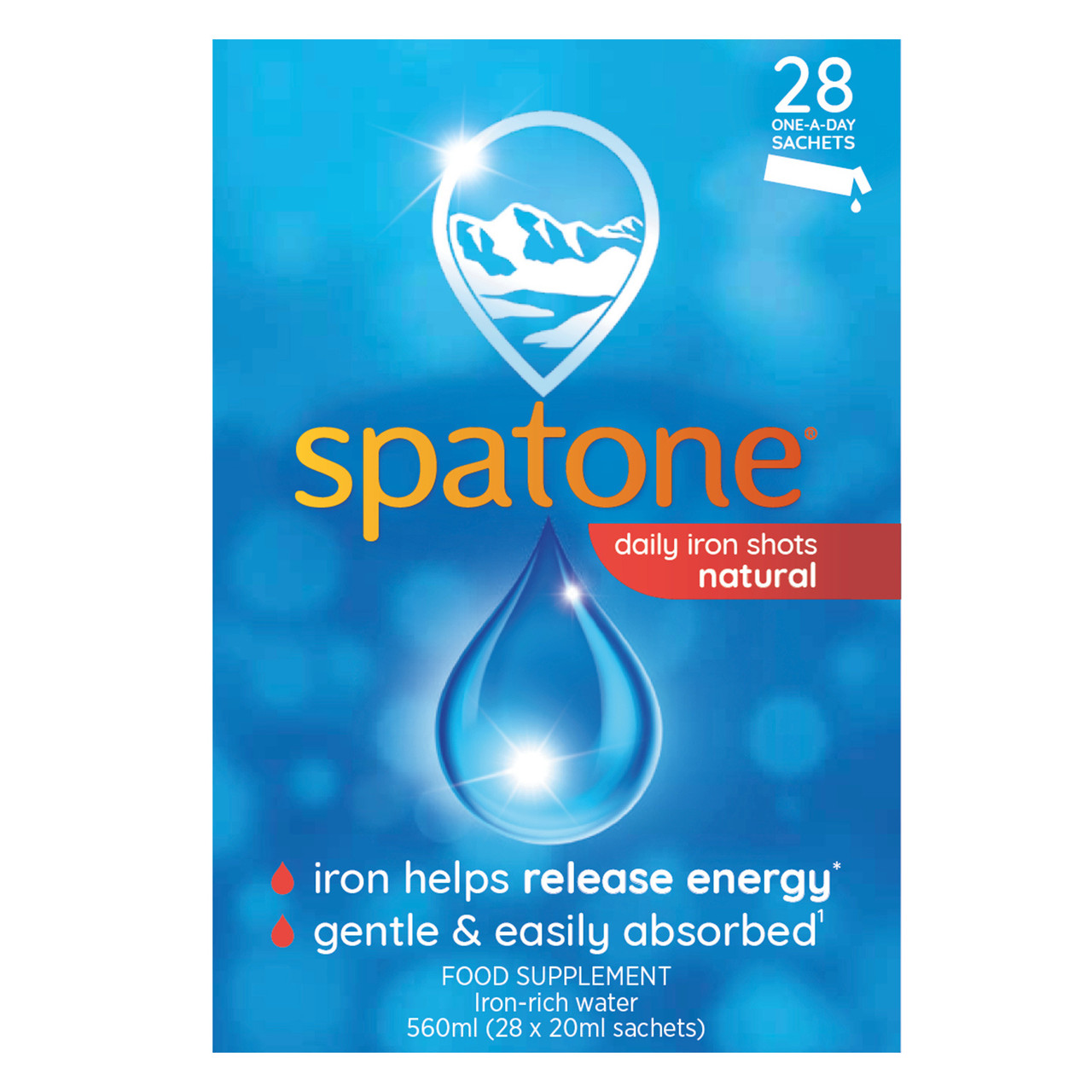 Spatone Natural Liquid Iron Supplement Original 28 sachets