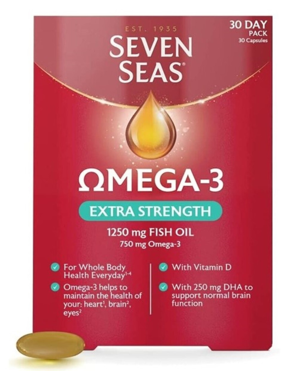 Click to view product details and reviews for Seven Seas Omega 3 Extra Strength 30 Capsules.