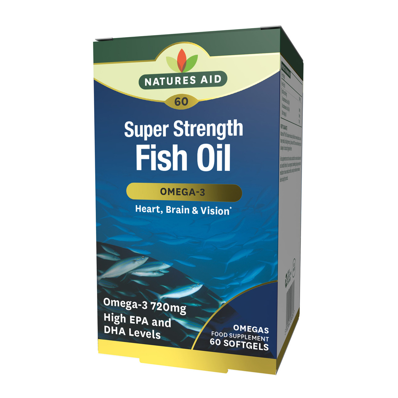 Click to view product details and reviews for Natures Aid Super Strength Fish Oil Omega 3 60 Softgels.