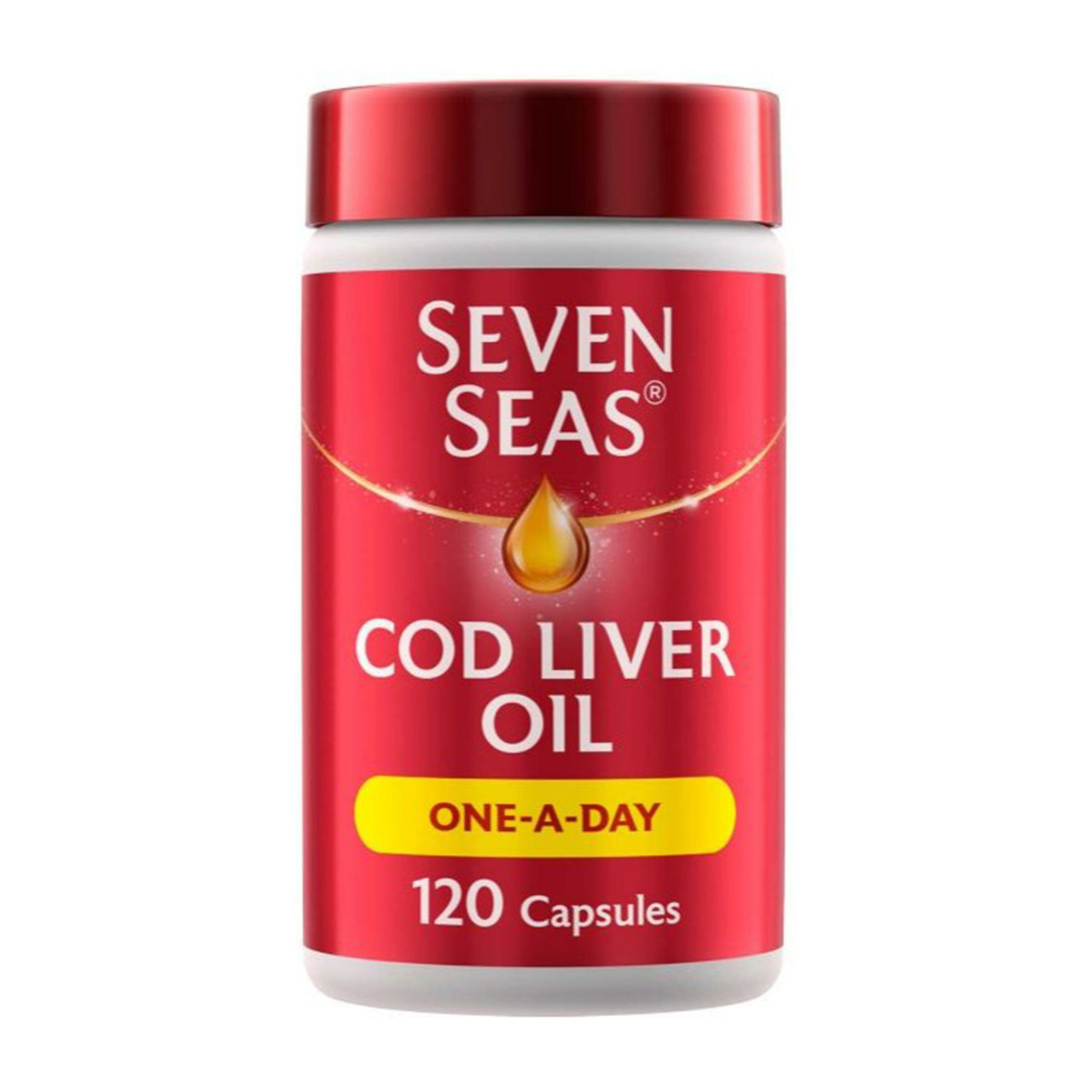Click to view product details and reviews for Seven Seas Cod Liver Oil One A Day 120 Capsules.