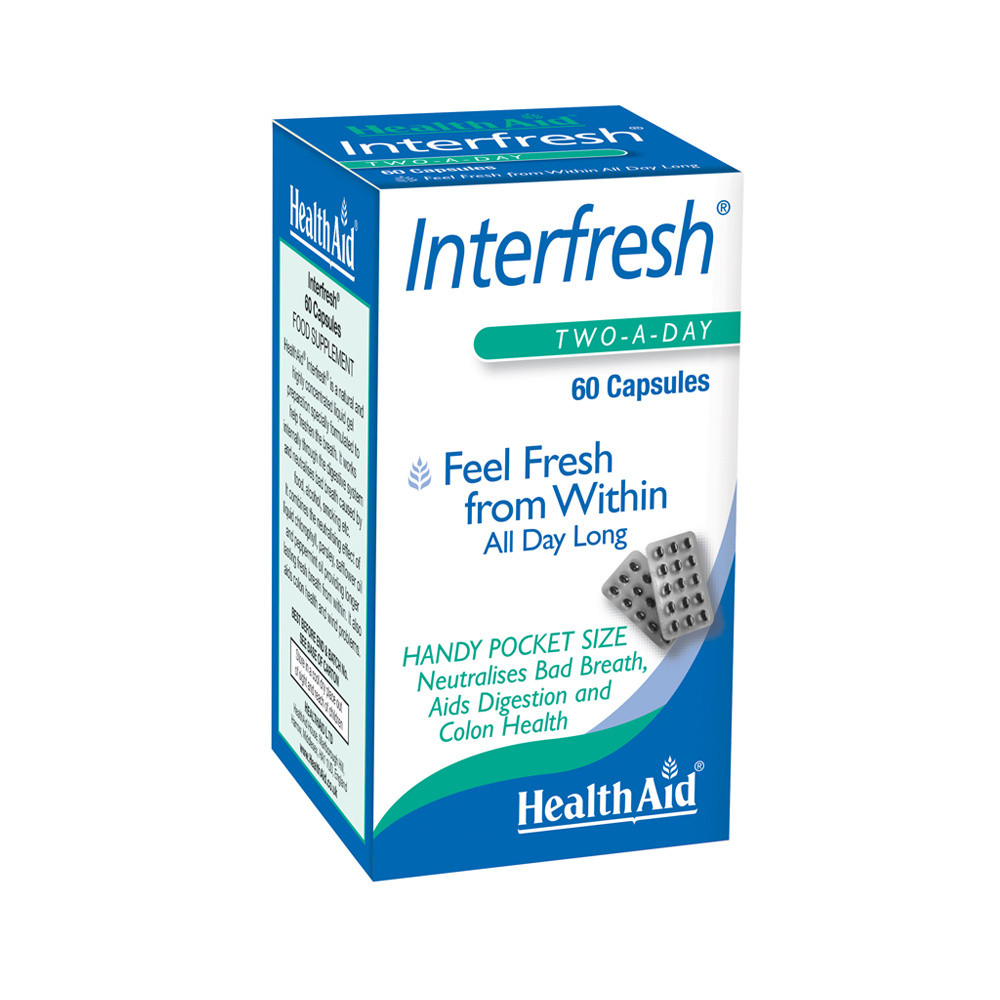 Click to view product details and reviews for Healthaid Interfresh 60 Capsules.