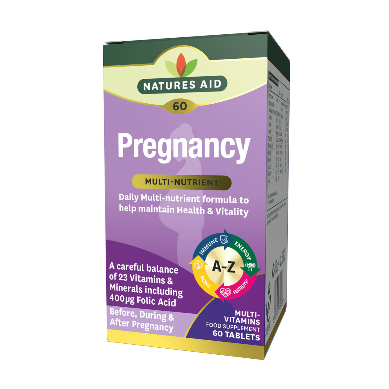 Click to view product details and reviews for Natures Aid Pregnancy Multi Vitamins Minerals Before During After 60 Tablets.