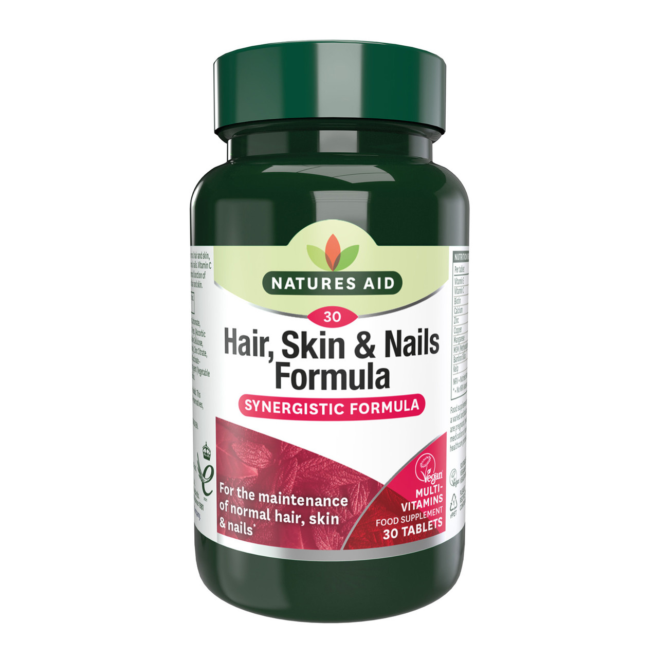 Click to view product details and reviews for Natures Aid Hair Skin And Nails Formula 30 Tablets.
