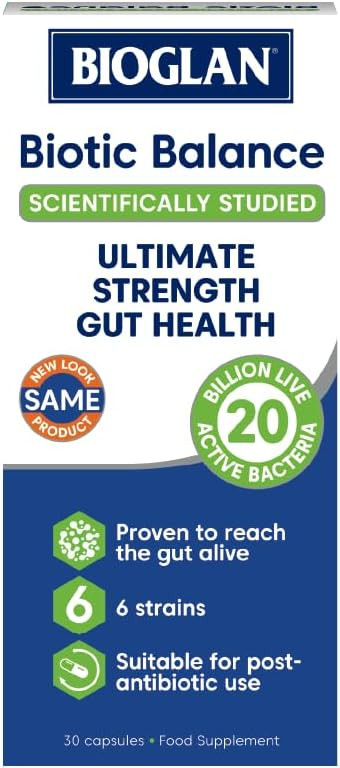 Bioglan Biobiotic Balance Digestive & Gut Health Support 20 Billion - 30 Capsules - Image 6