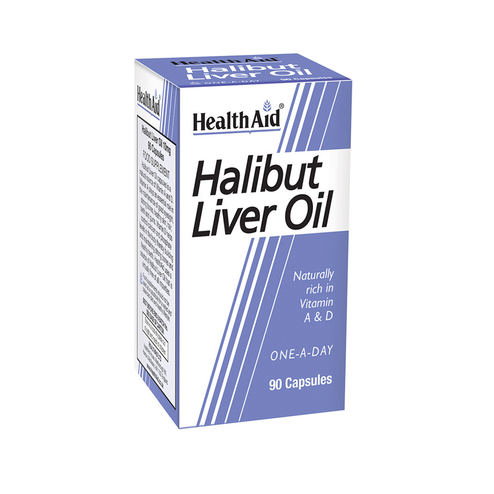 HealthAid Halibut Liver Oil 90 Capsules