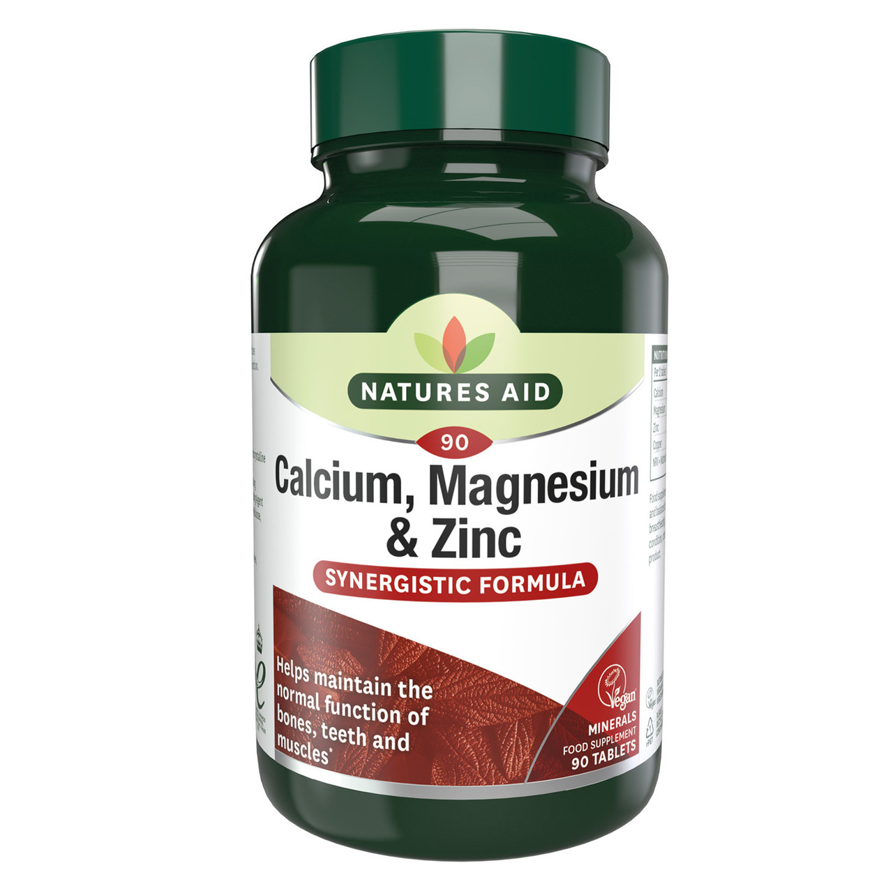 Click to view product details and reviews for Natures Aid Calcium Magnesium Zinc 90 Tablets.