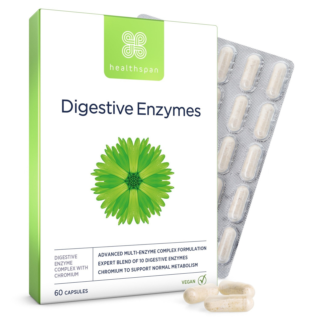 Healthspan Digestive Enzymes 60 Capsules Kids