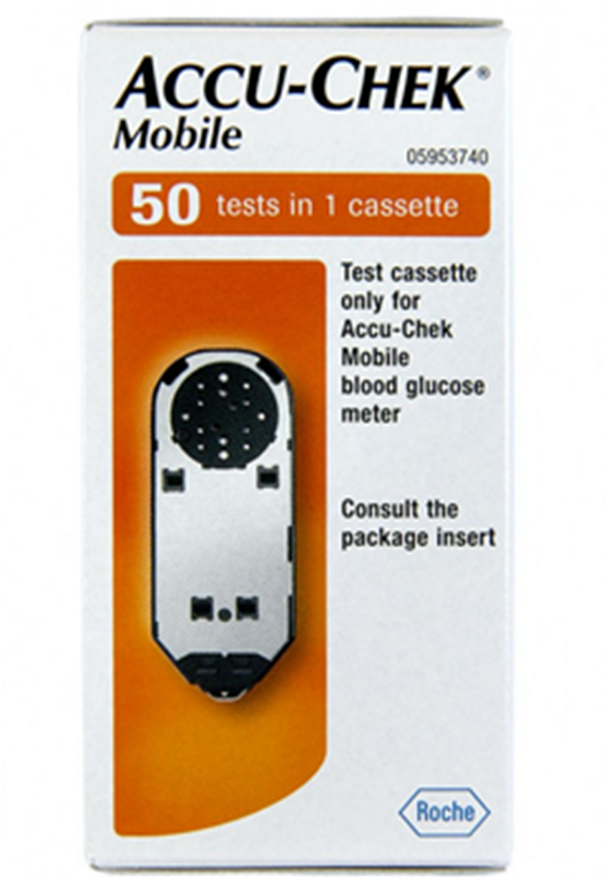 Click to view product details and reviews for Accu Chek Mobile Blood Glucose 50 Tests In 1 Cassette.