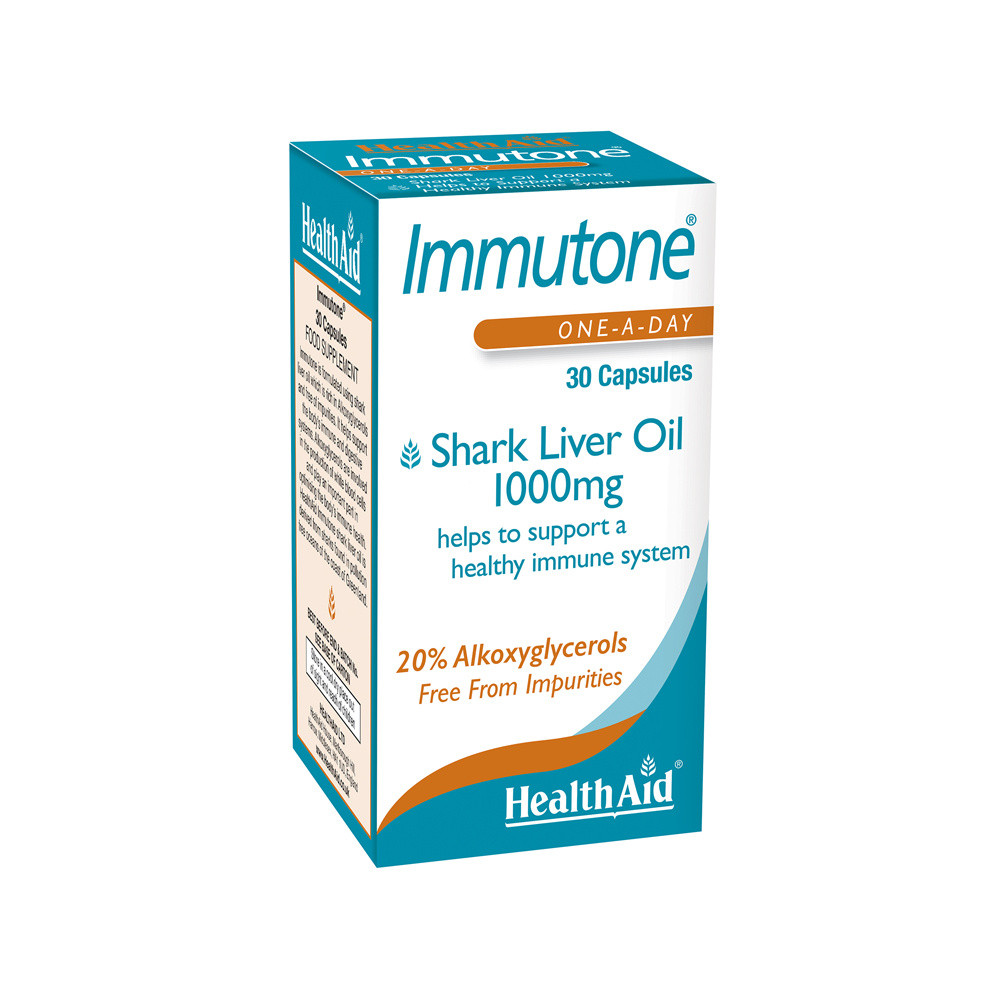 Health Aid Healthaid Immutone Shark Liver Oil 1000Mg 30 Capsules