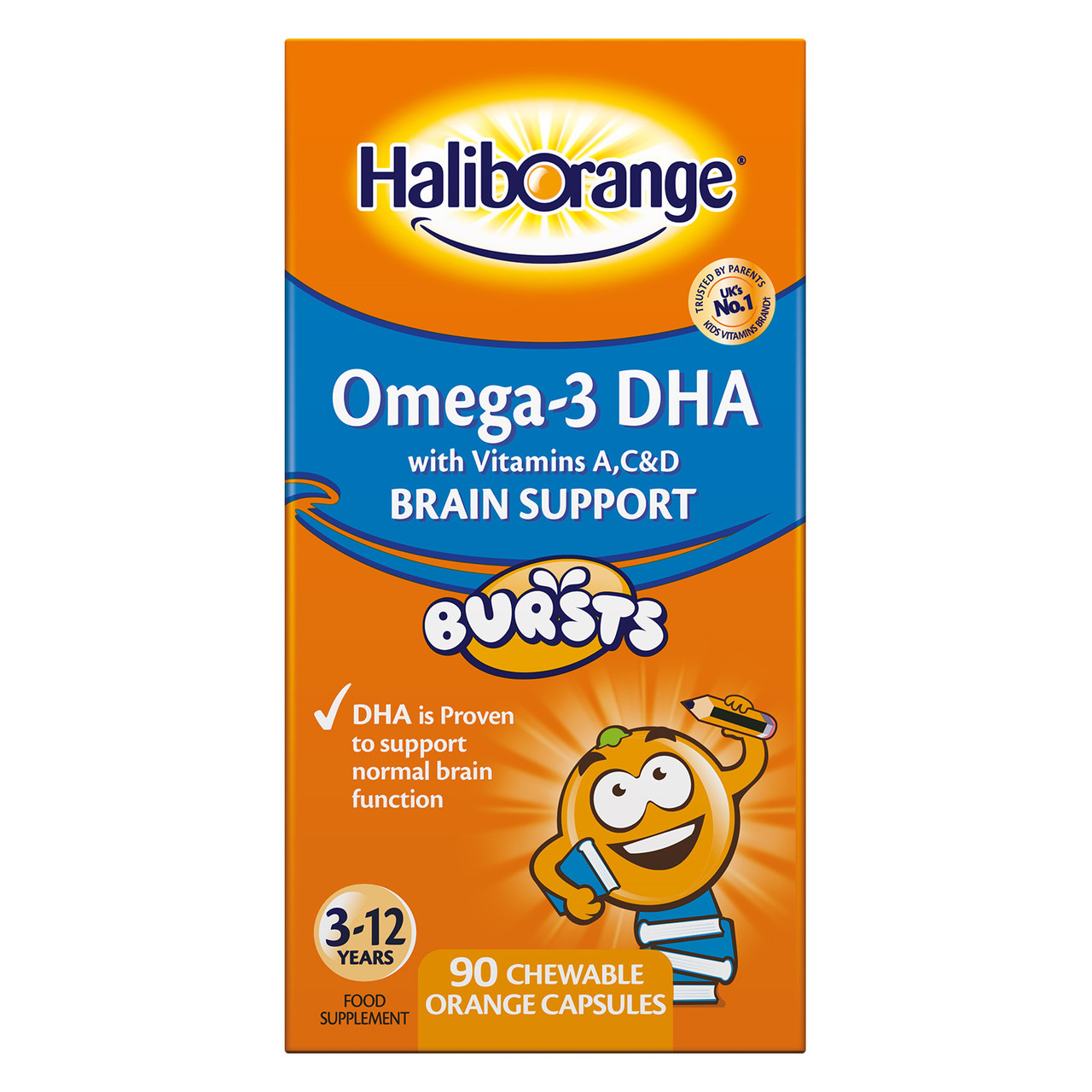Click to view product details and reviews for Haliborange Omega 3 Dha Brain Support Burst Orange 90 Capsules. Click to view product details and reviews for Haliborange Omega 3 Dha Brain Support Burst Orange 90 Capsules.