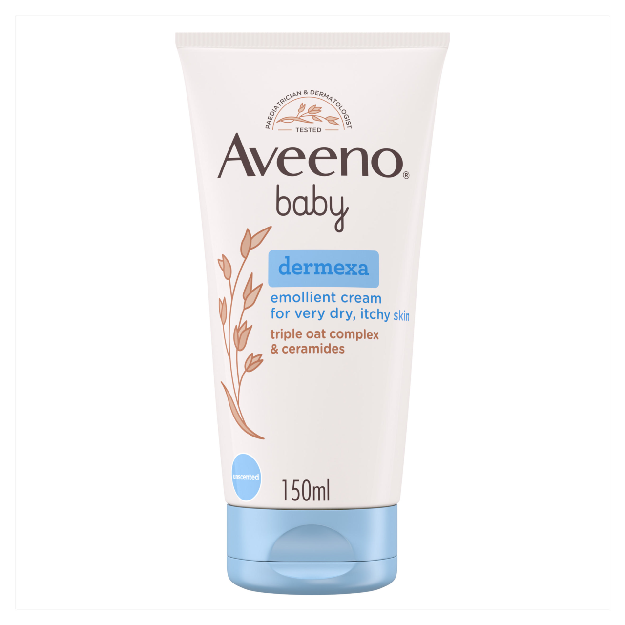 Aveeno Baby Dermexa Emollient Cream Baby Lotion Dry & Itchy Skin 150ml