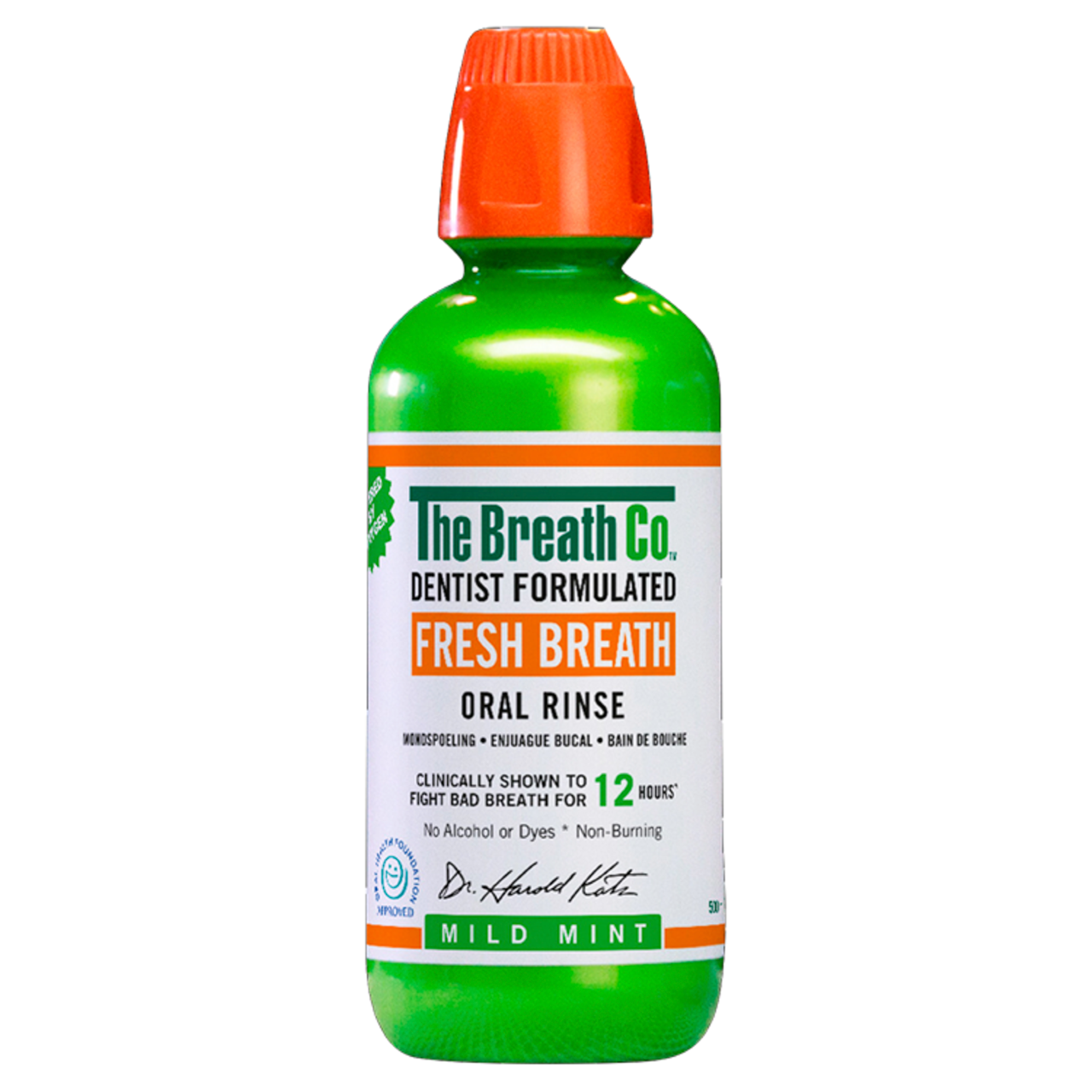 Click to view product details and reviews for The Breath Co Mouthwash Mild Mint 500ml.