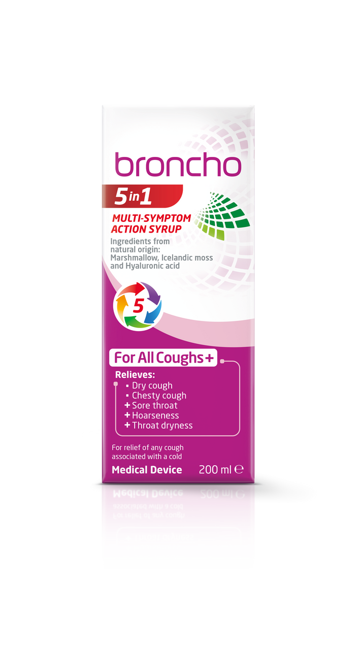 Click to view product details and reviews for Broncho 5 In 1 Multi Symptom Action Syrup 200ml. Click to view product details and reviews for Broncho 5 In 1 Multi Symptom Action Syrup 200ml.