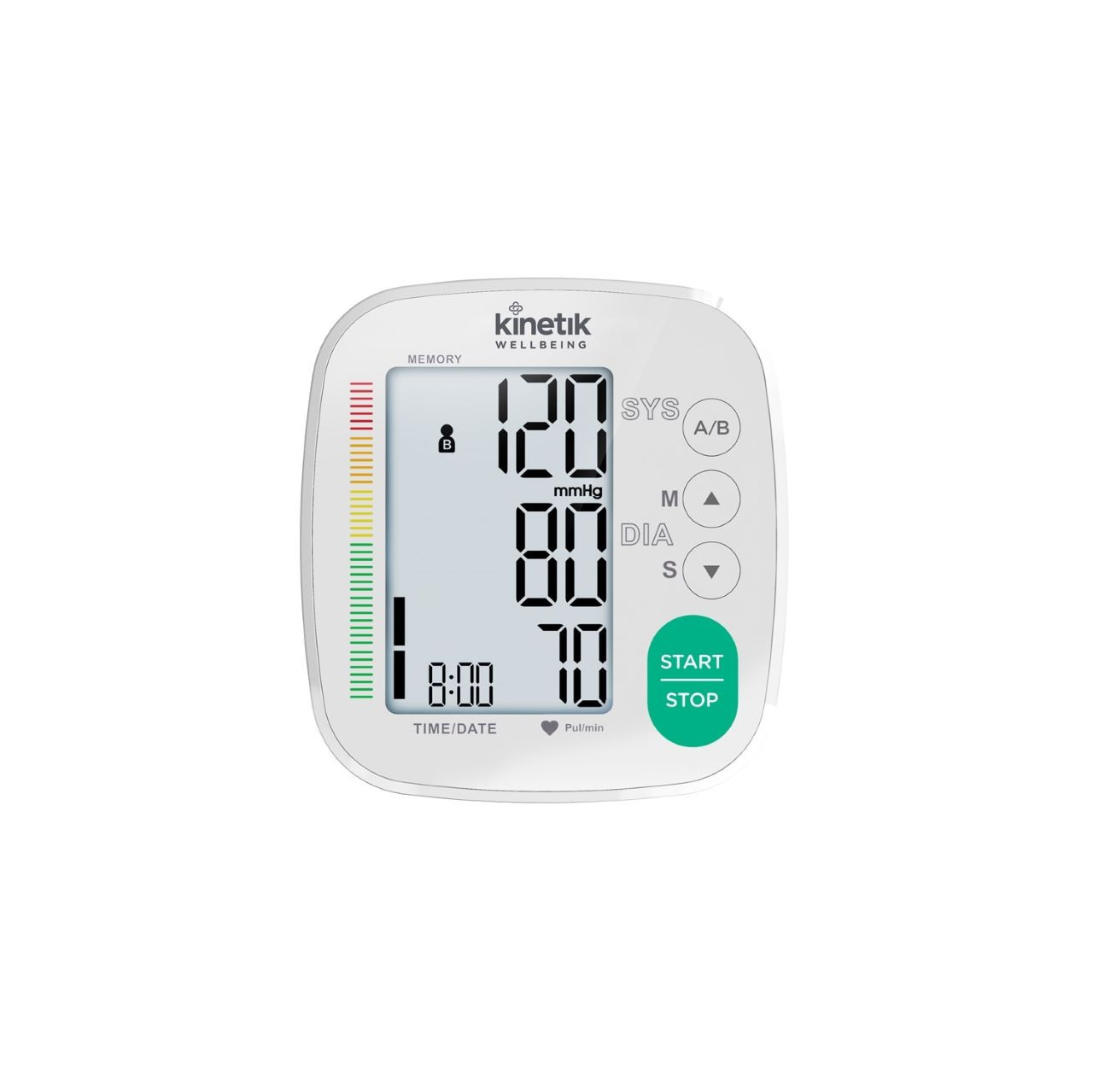 Kinetik Wellbeing Advanced Blood Pressure Monitor With Xl Cuff (Tmb-2287-K)