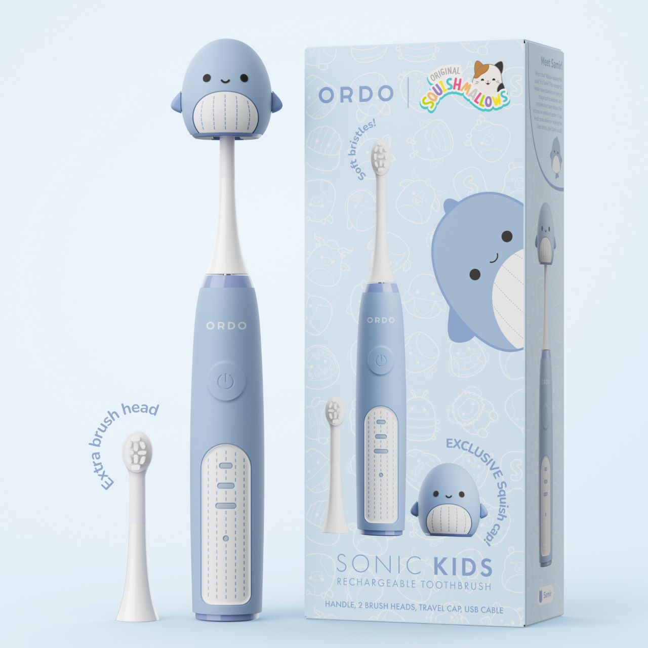 Ordo Sonic Kids Rechargeable Toothbrush – Squishmallows Samir