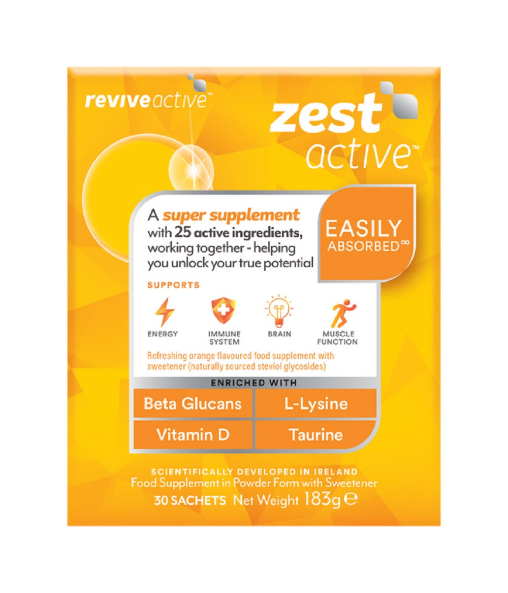 Click to view product details and reviews for Revive Active Zest Active Energy Supplement Orange Flavour 30 Day Pack.