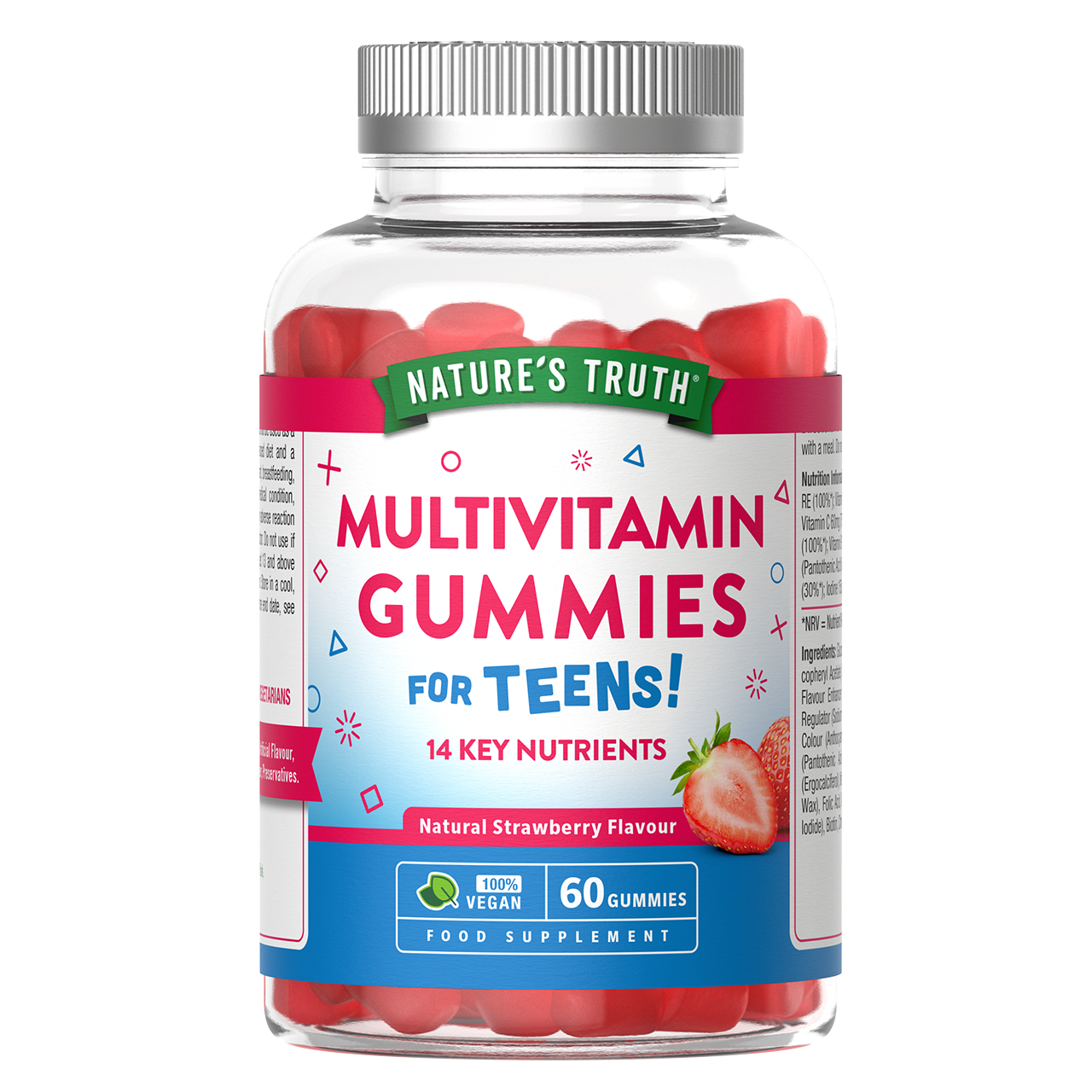 Click to view product details and reviews for Natures Truth Teen Multivitamin Natural Strawberry Flavour 60 Gummies. Click to view product details and reviews for Natures Truth Teen Multivitamin Natural Strawberry Flavour 60 Gummies.