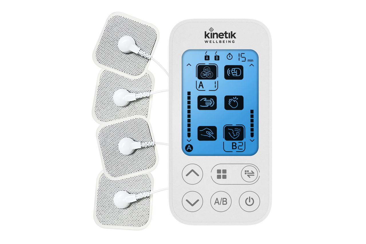 Click to view product details and reviews for Kinetik Wellbeing Dual Channel Tens Machine.