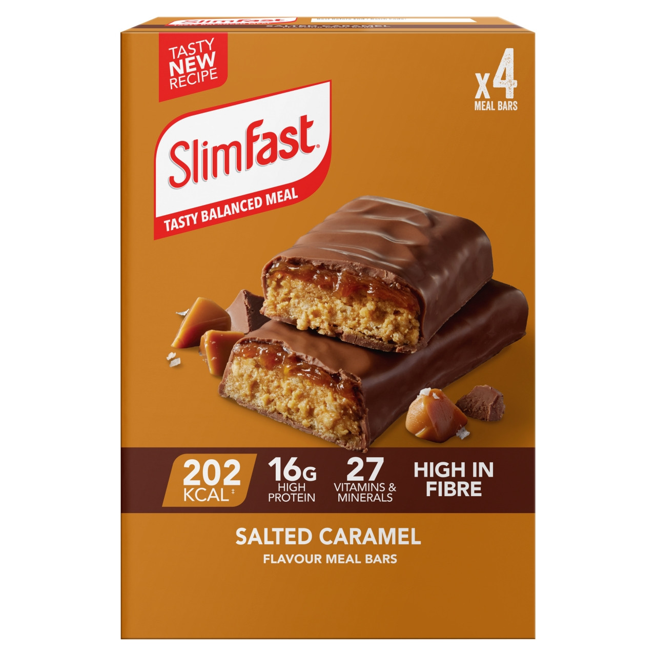 Click to view product details and reviews for Slimfast Meal Replacement Bar Salted Caramel 4 X 60g.