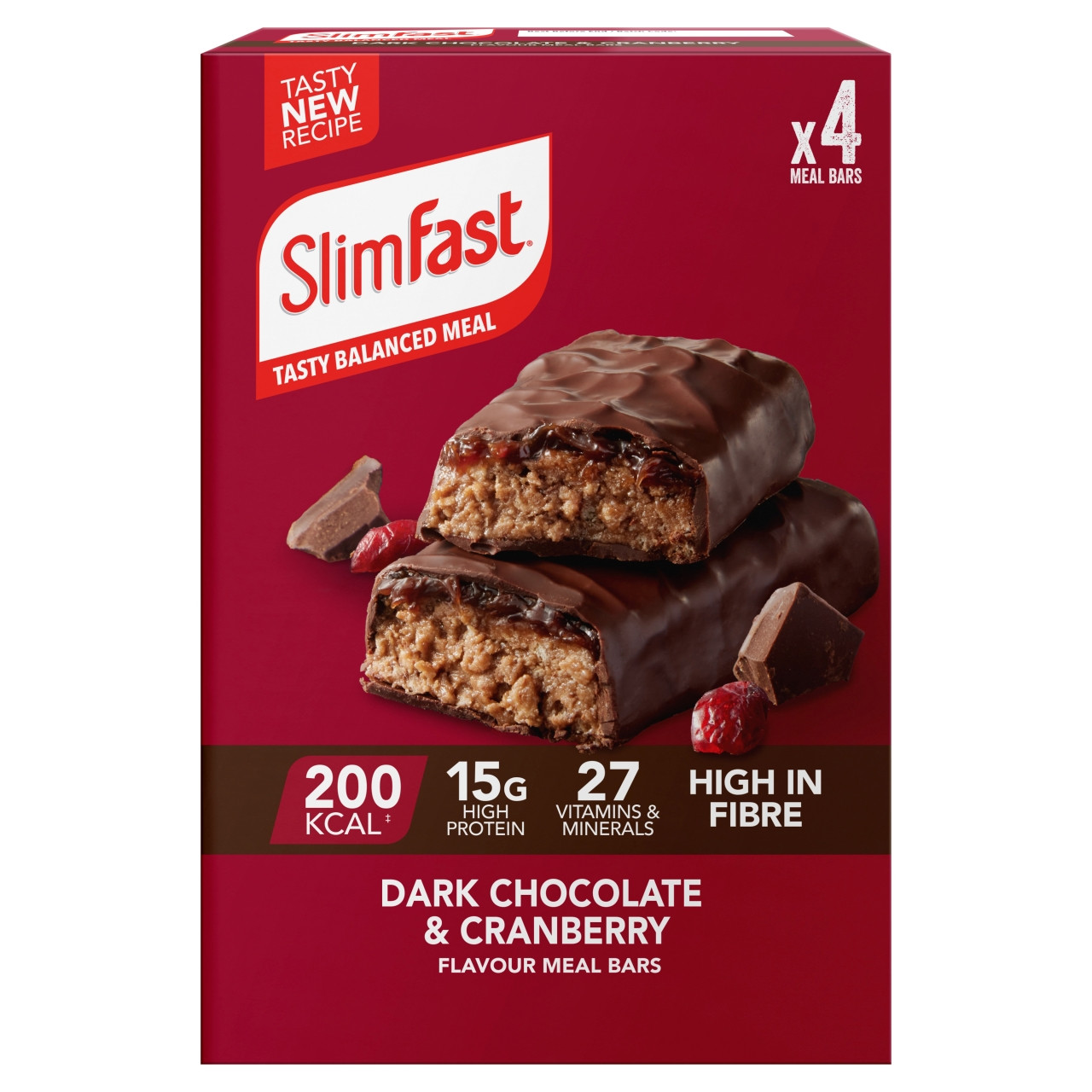 Click to view product details and reviews for Slimfast Meal Replacement Bar Chocolate Cranberry 4 X 60g.