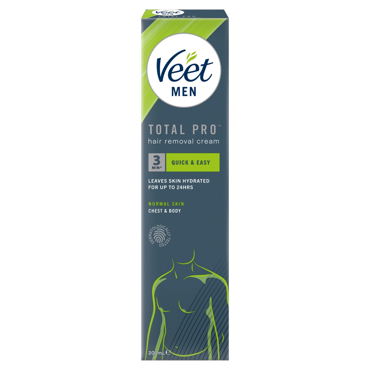 Veet Men's Cream Chest & Body Hair Removal For Normal Skin 200Ml