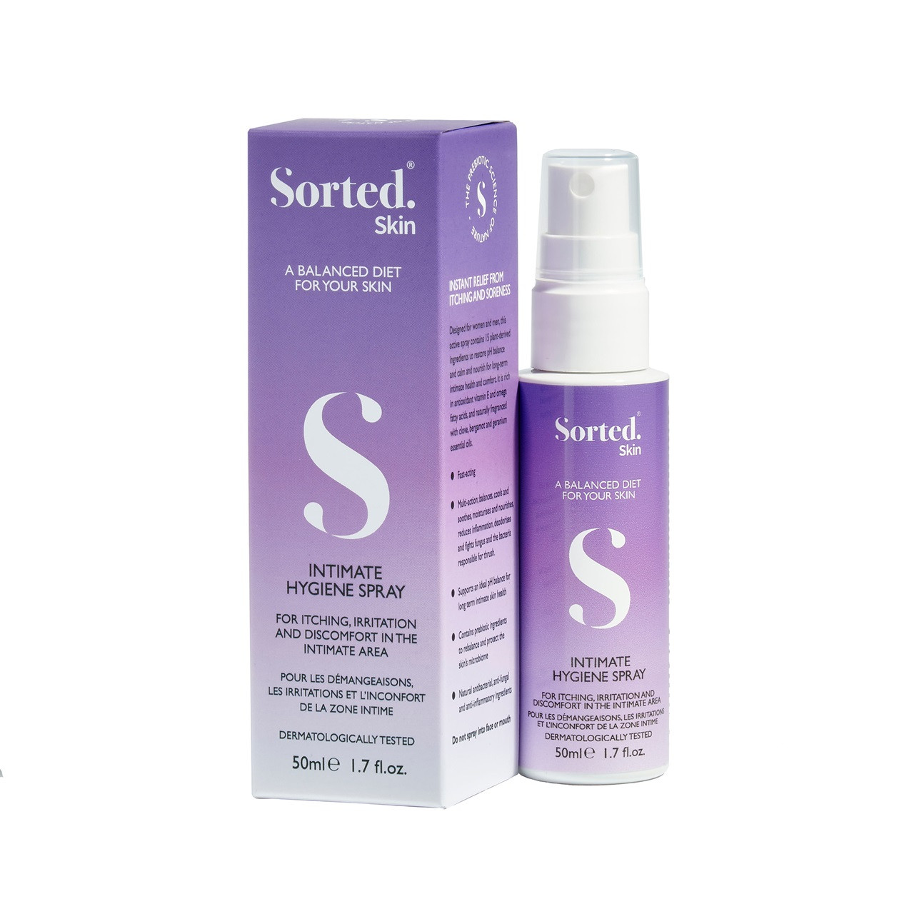 Click to view product details and reviews for Sorted Skin Intimate Hygiene Spray 50ml.