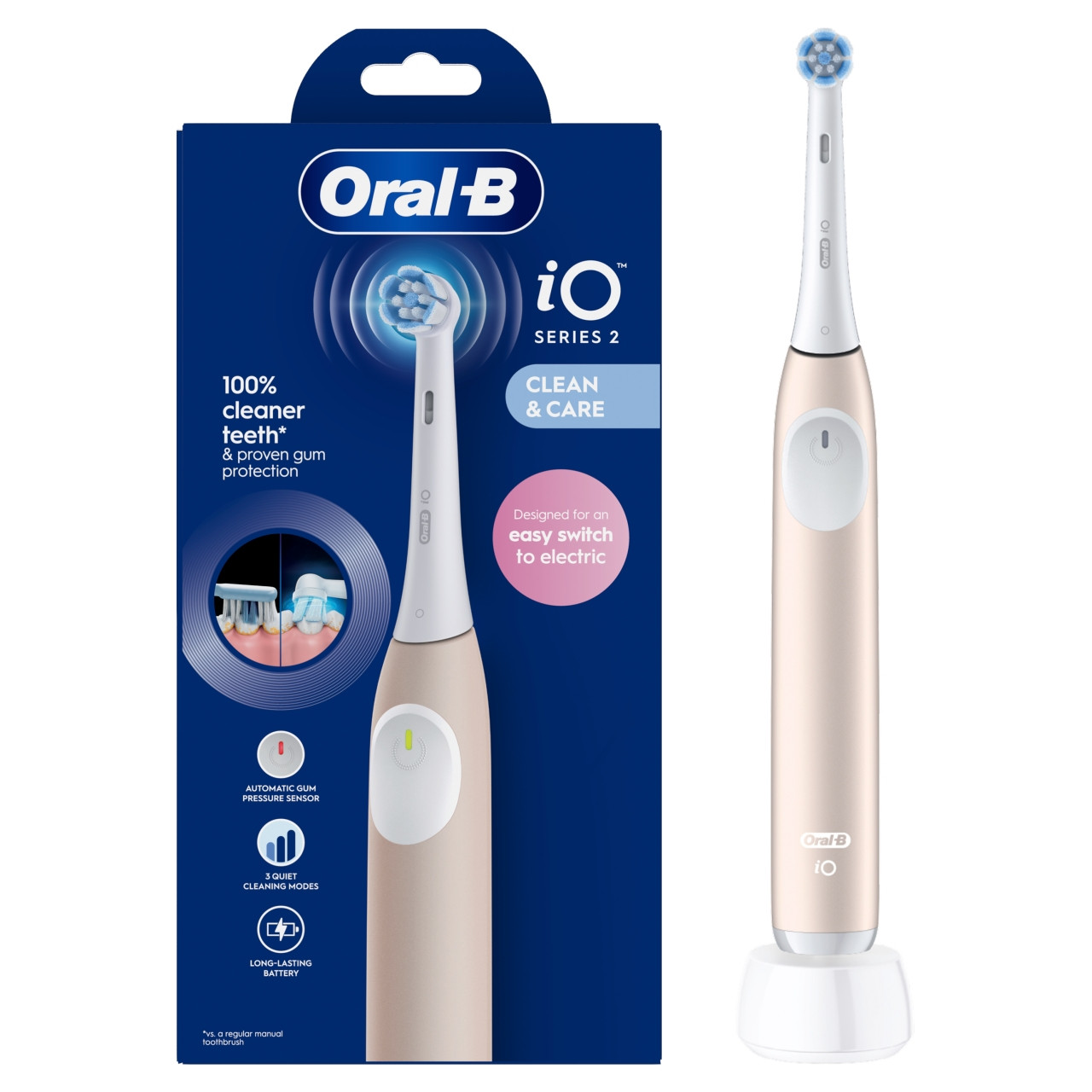Oral-B Pink Io2 Calm Electric Toothbrush