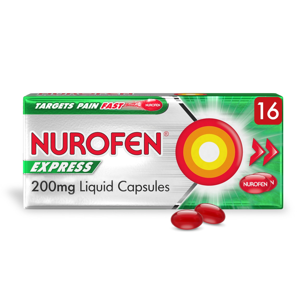 Click to view product details and reviews for Nurofen Express 200mg 16 Liquid Capsules. Click to view product details and reviews for Nurofen Express 200mg 16 Liquid Capsules.