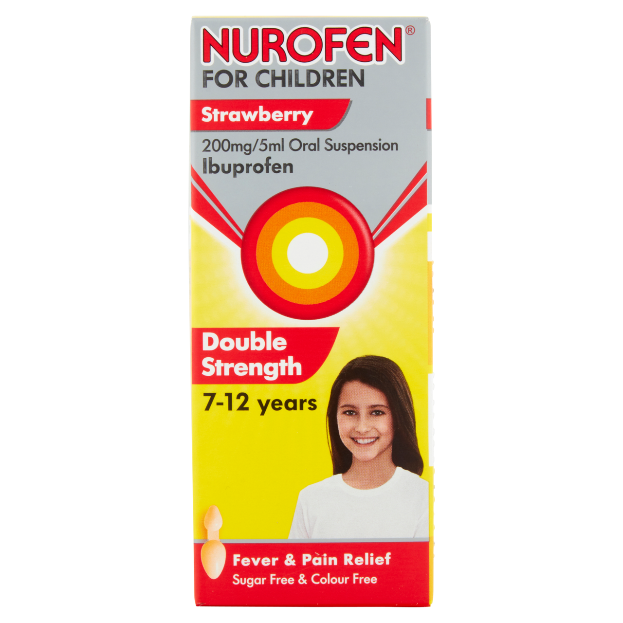 Click to view product details and reviews for Nurofen Double Strength For Children 7 12 Years Strawberry Flavour 100ml.