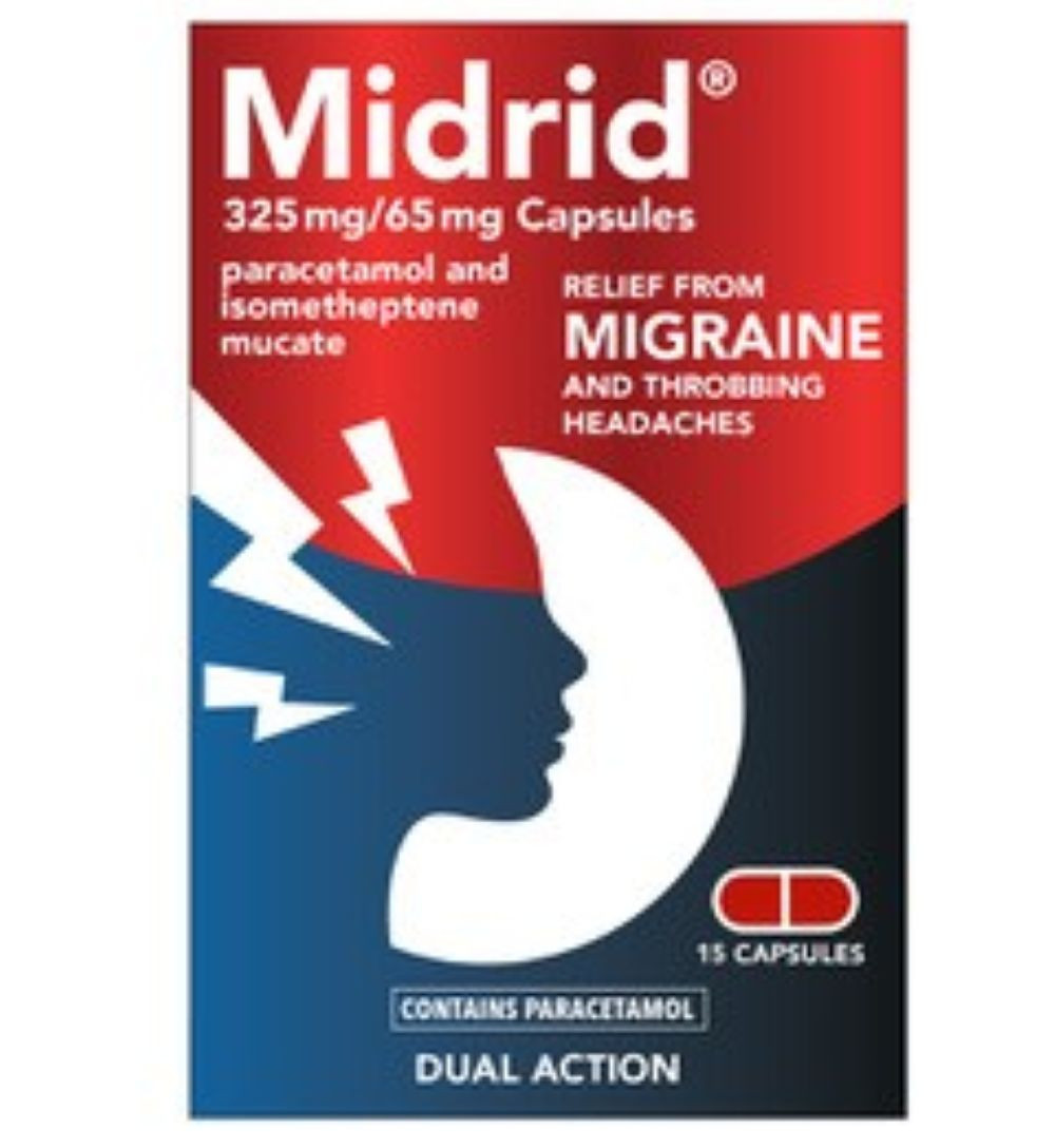 Click to view product details and reviews for Midrid Migraine Relief Capsules 15 Capsules.