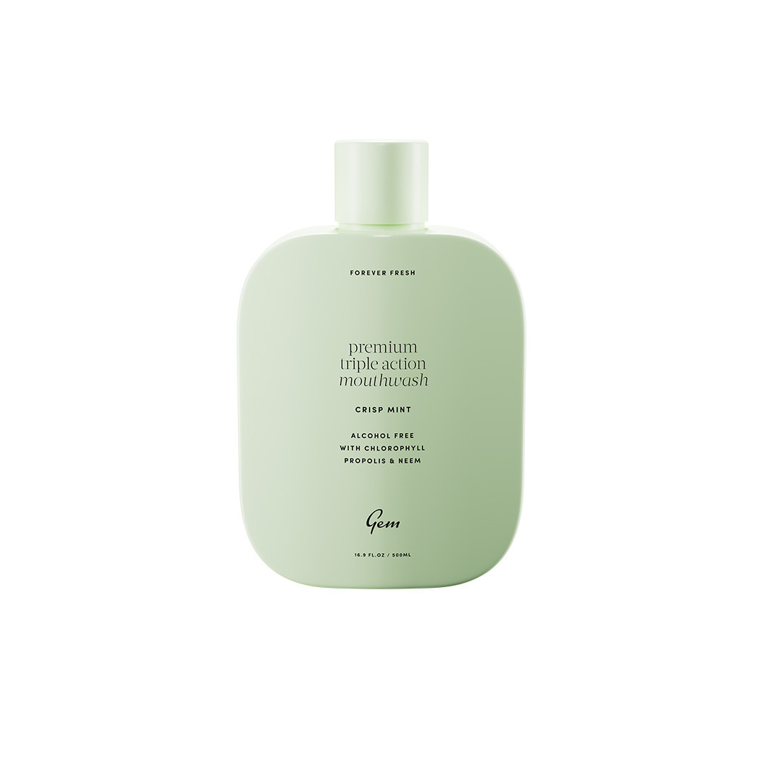 Click to view product details and reviews for Gem Mouthwash Crisp Mint 500ml.
