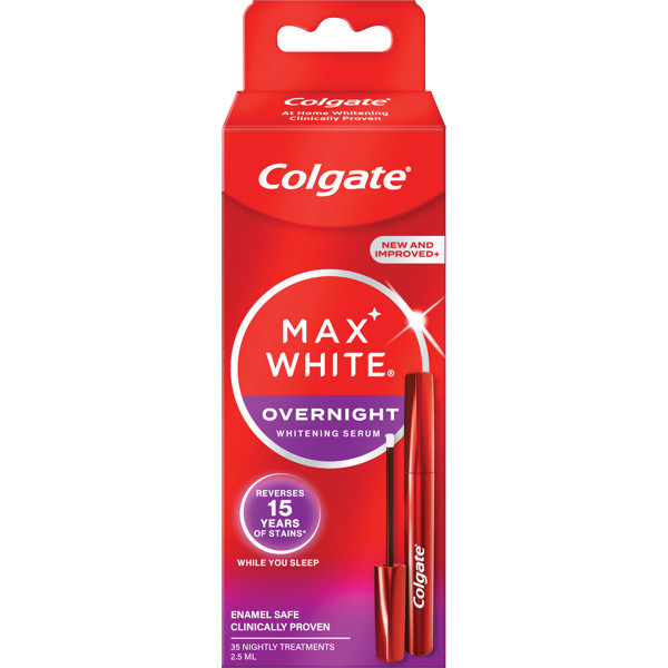 Colgate White Max Teeth Ning Serum Overnight Wand 1 Wand