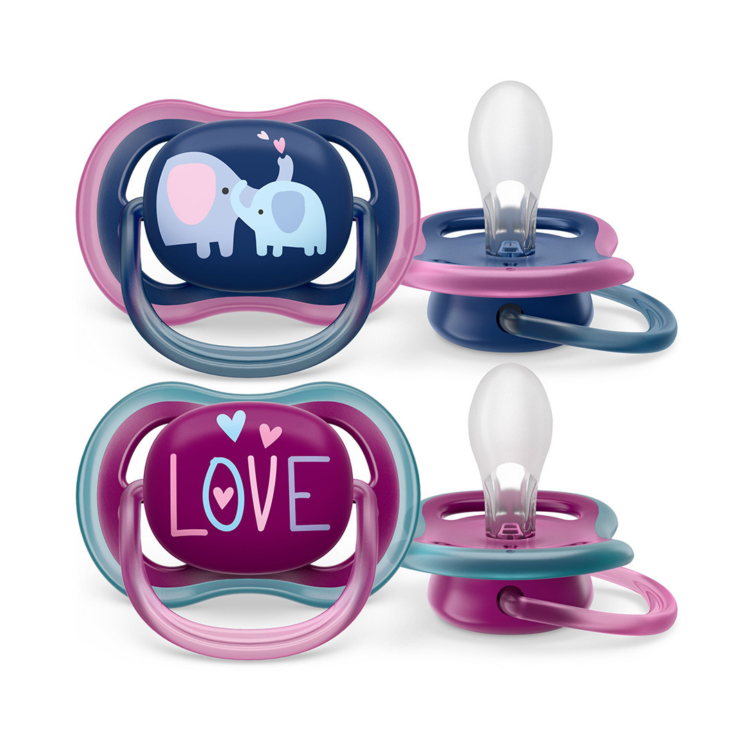 Click to view product details and reviews for Philips Avent Ultra Air Soother Pink 18m. Click to view product details and reviews for Philips Avent Ultra Air Soother Pink 18m.