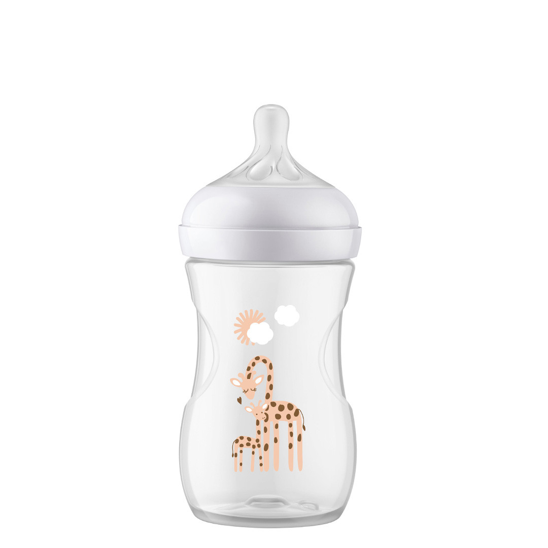Click to view product details and reviews for Philips Avent Natural Response Bottle Giraffe 260ml.