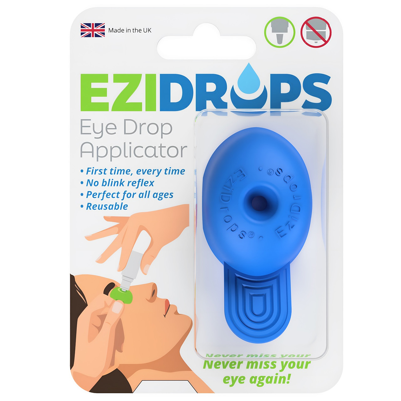 Click to view product details and reviews for Ezidrops Eye Drop Applicator Standard Nozzle V1.