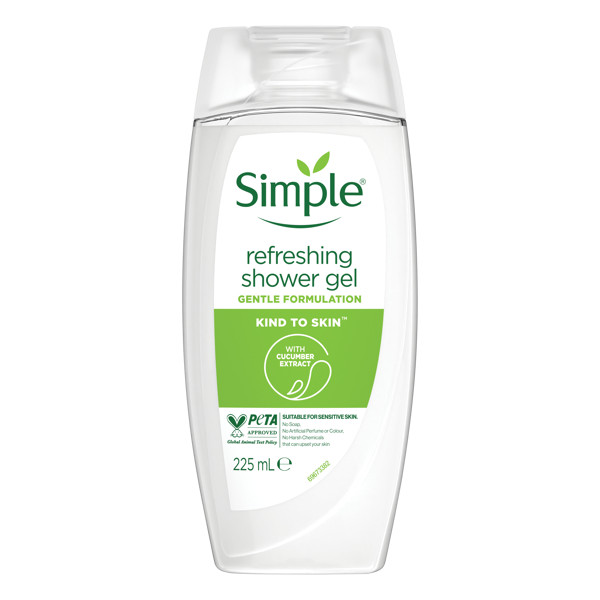 Click to view product details and reviews for Simple Shower Gel Refreshing 225ml. Click to view product details and reviews for Simple Shower Gel Refreshing 225ml.