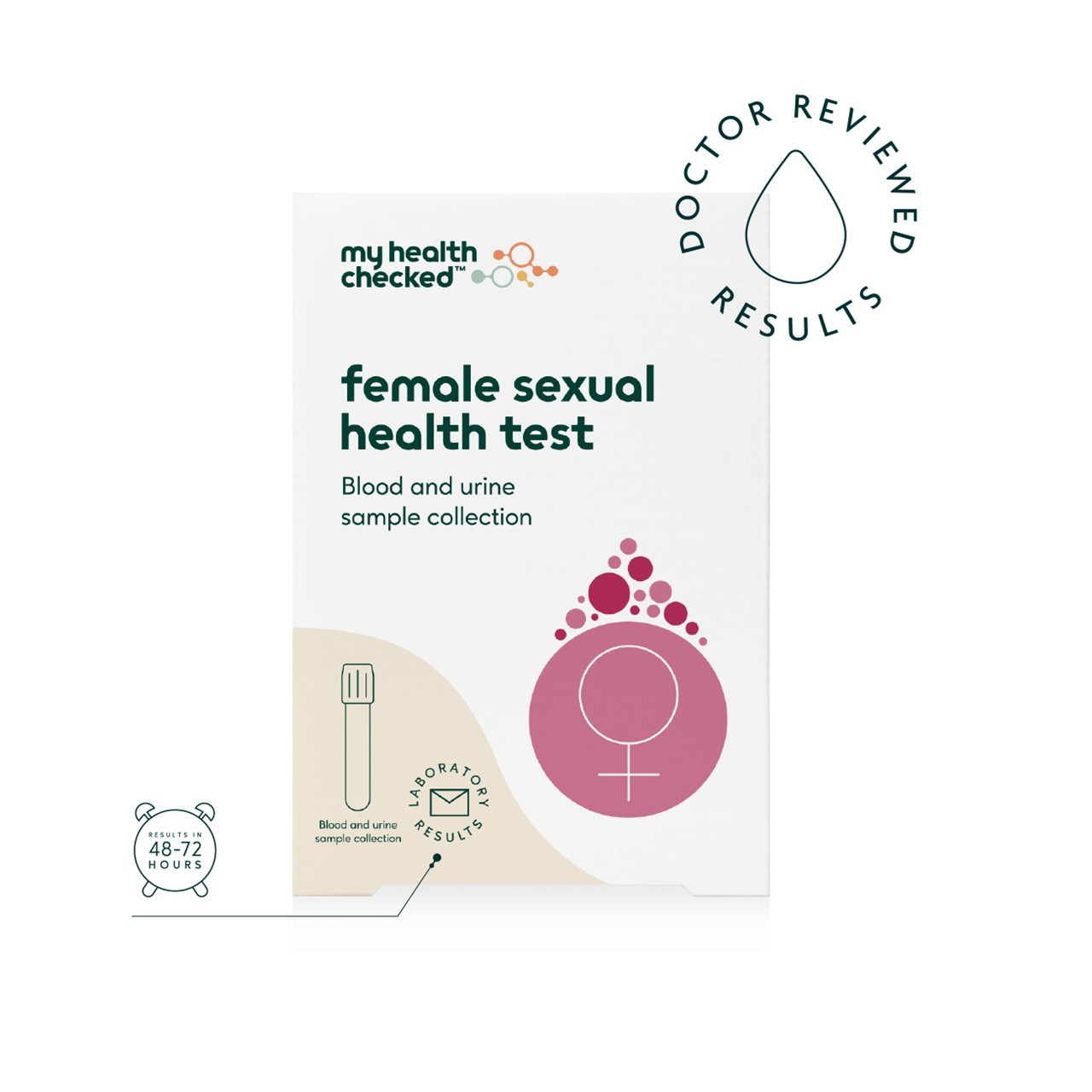 Click to view product details and reviews for Myhealthchecked Female Sexual Health Blood Urine Sample Collection Kit 1 Test.