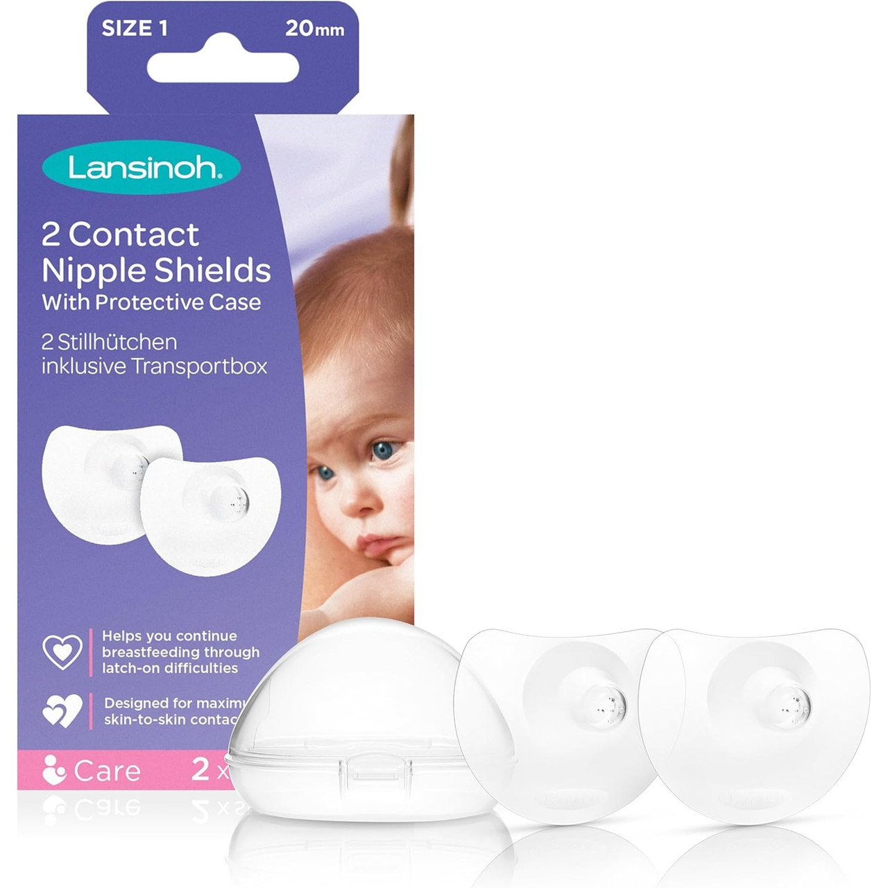 Click to view product details and reviews for Lansinoh Contact Nipple Shields 20mm 2 Pack.